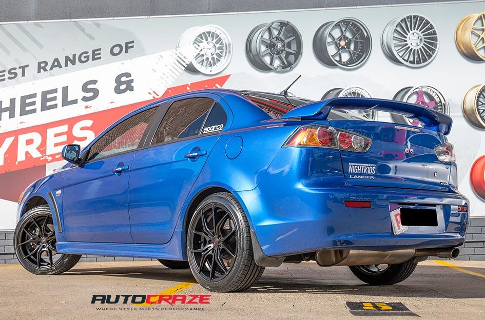 MITSUBISHI LANCER VENOM MATTE BLACK